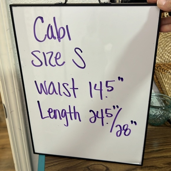 Cabi Faux Wrap Dixon Skirt Size Small in Black & White Ink Floral - Picture 7 of 10